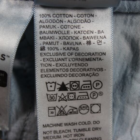 Levi’s Jeans Womens 30x27 Blue Ribcage Straight Ankle High Rise Distressed - Picture 11 of 11